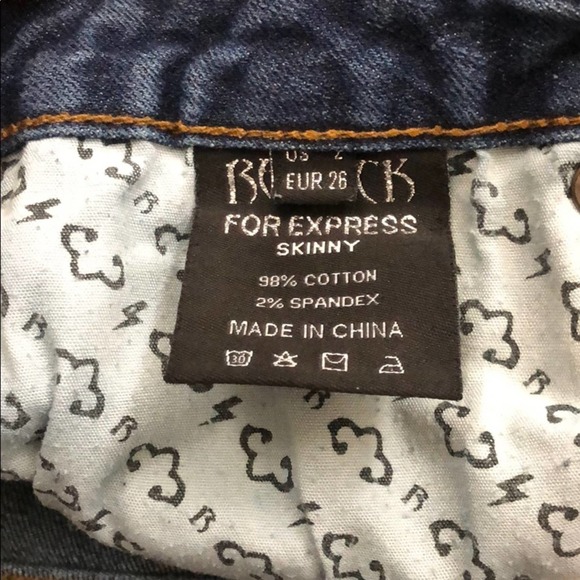 Rerock for Express Distressed Skinny Jeans (2) - Picture 8 of 8